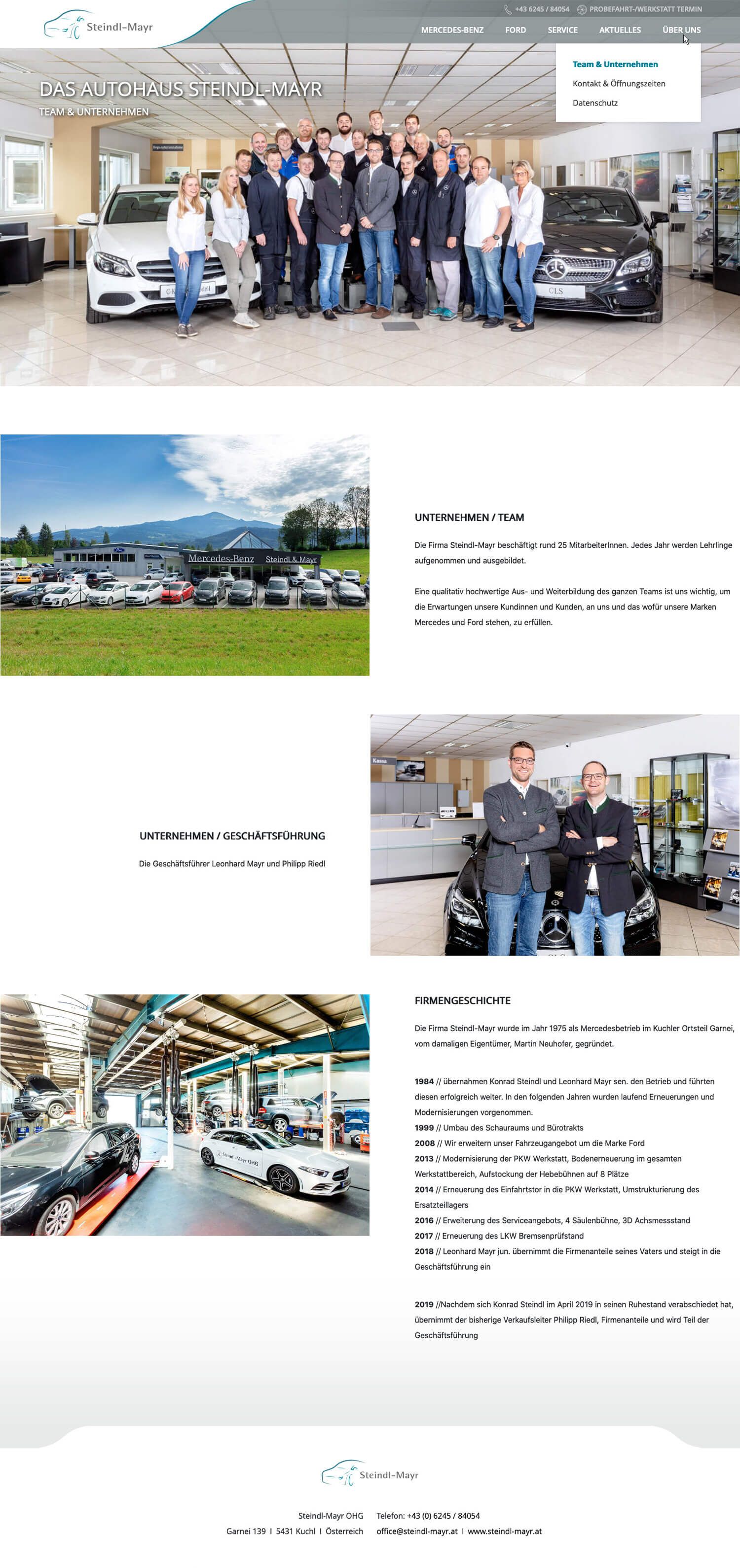 Webdesign im neuem Corporate Look